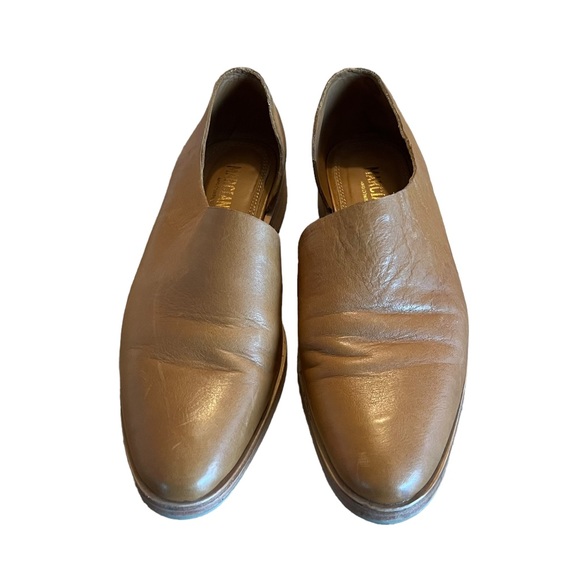 Marciante & Co EUC The Marie Leather Flat Cognac Brown Handmade Shoe Size 9 - Picture 8 of 10